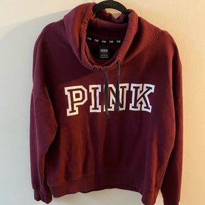 🎉 2/$40🎉 Victoria’s Secret PINK Maroon pull over large